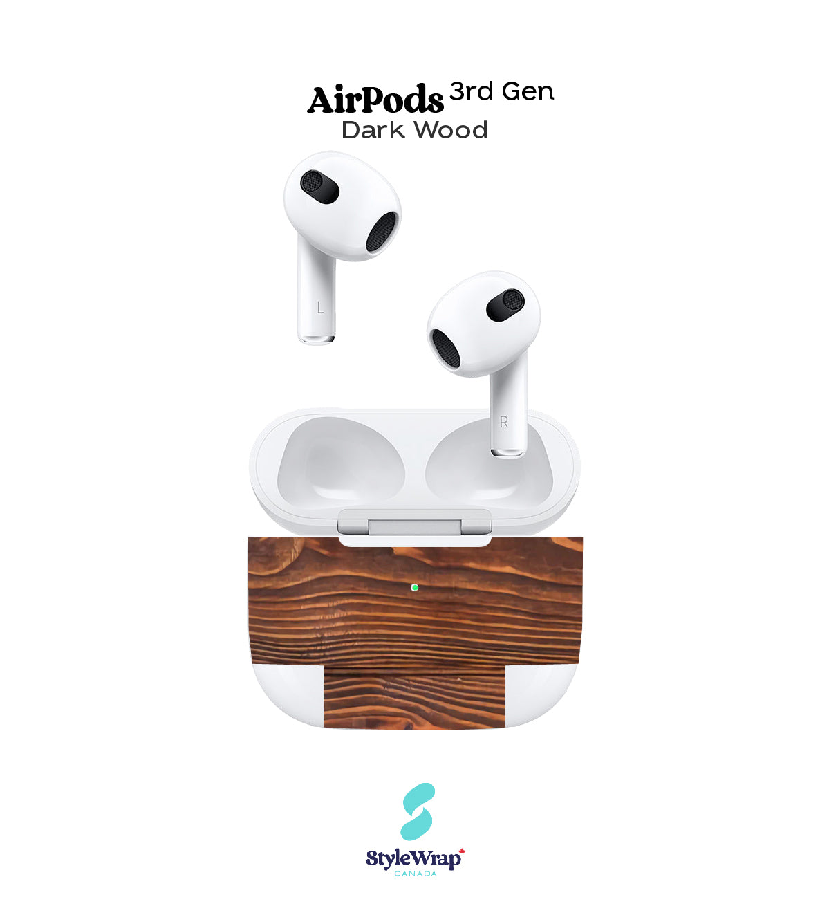 AirPods - Dark Wood