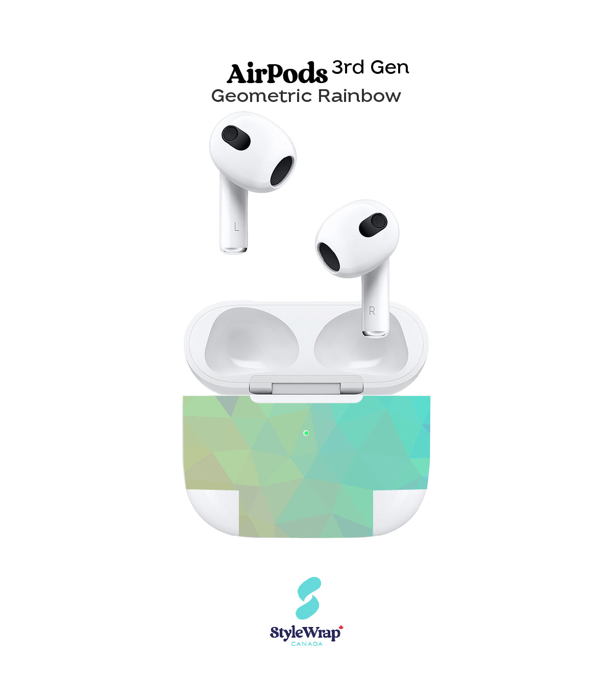 AirPods - Geometric rainbow