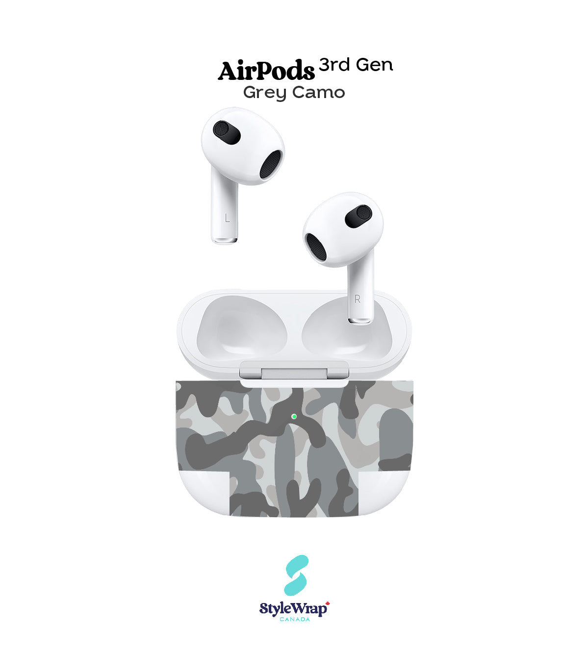 AirPods - Grey Camo