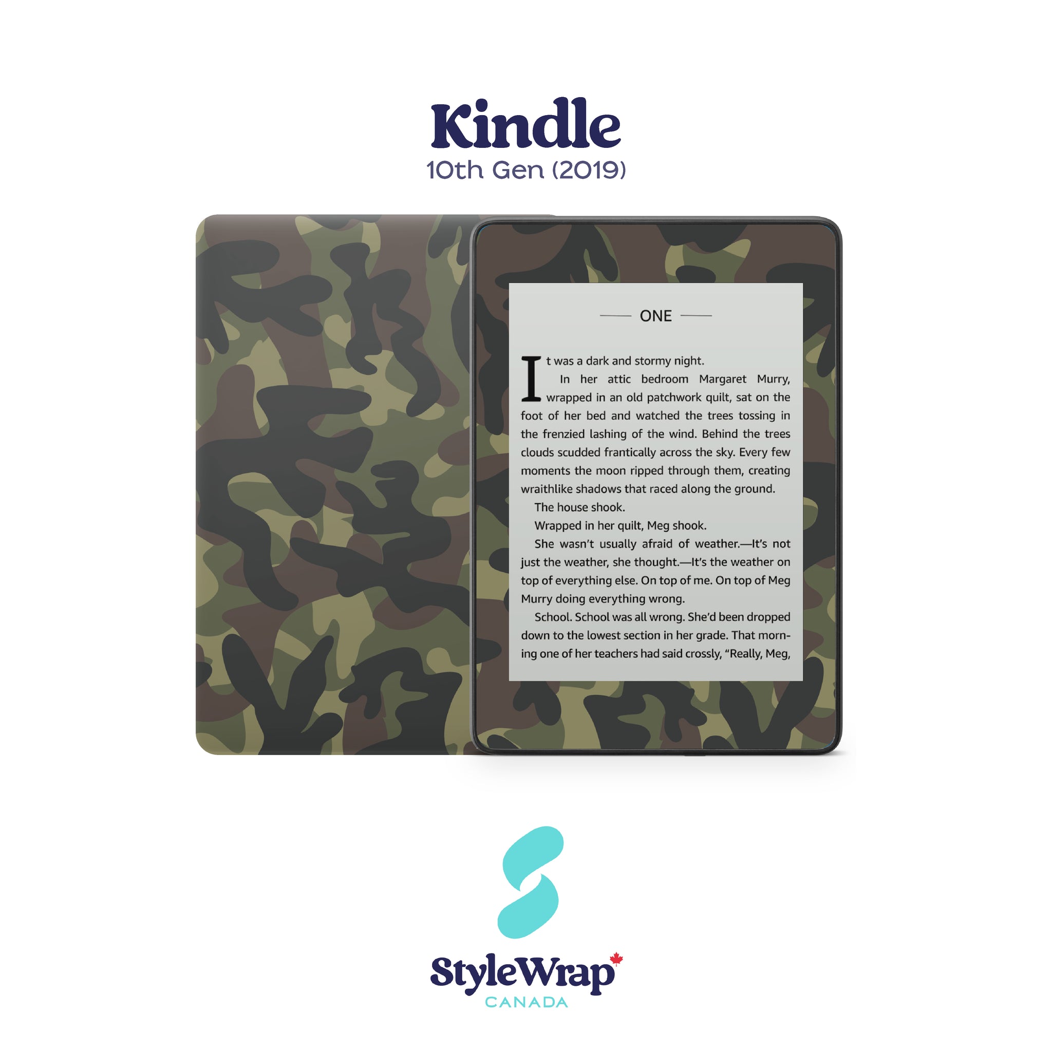 Kindle - Green Camo