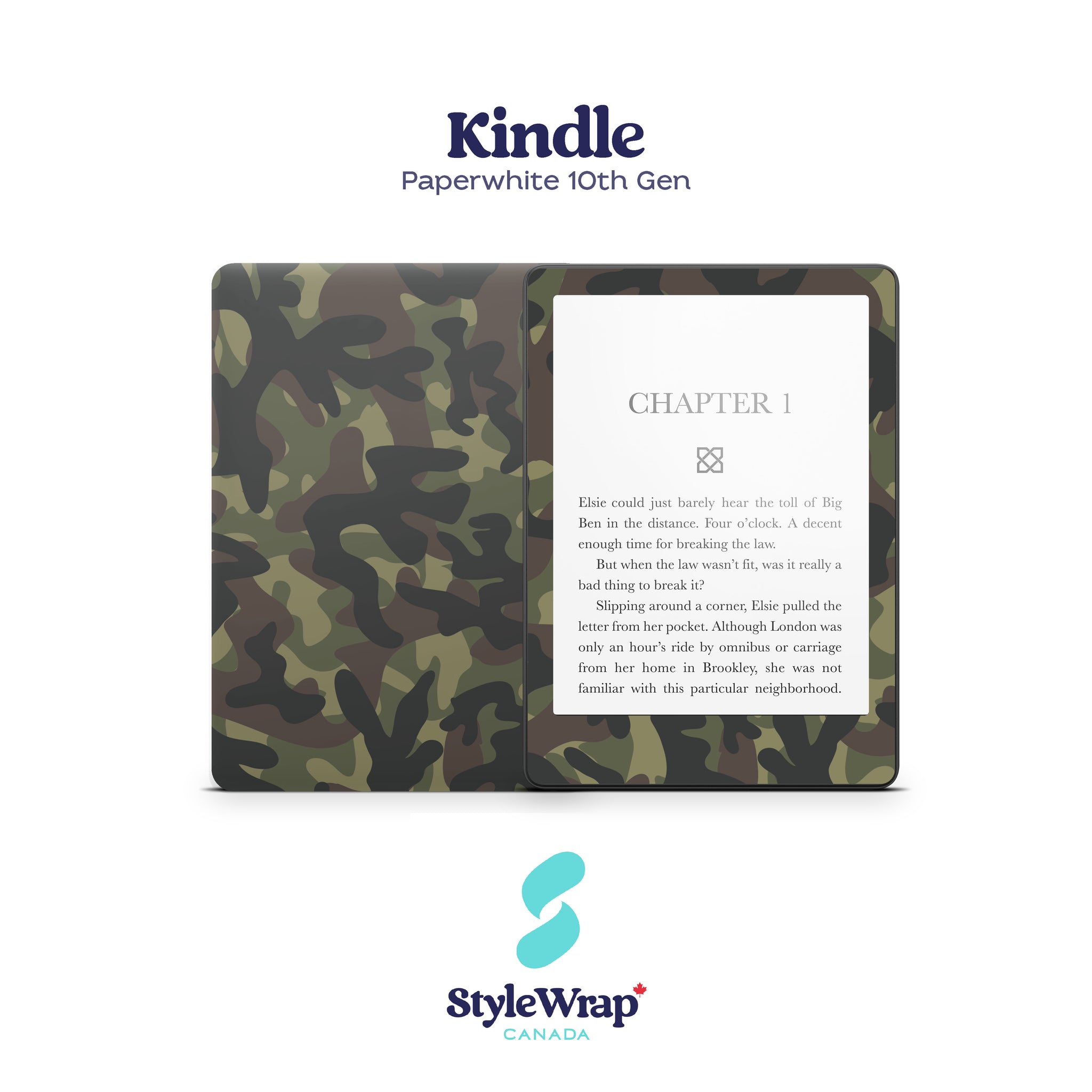 Kindle - Green Camo