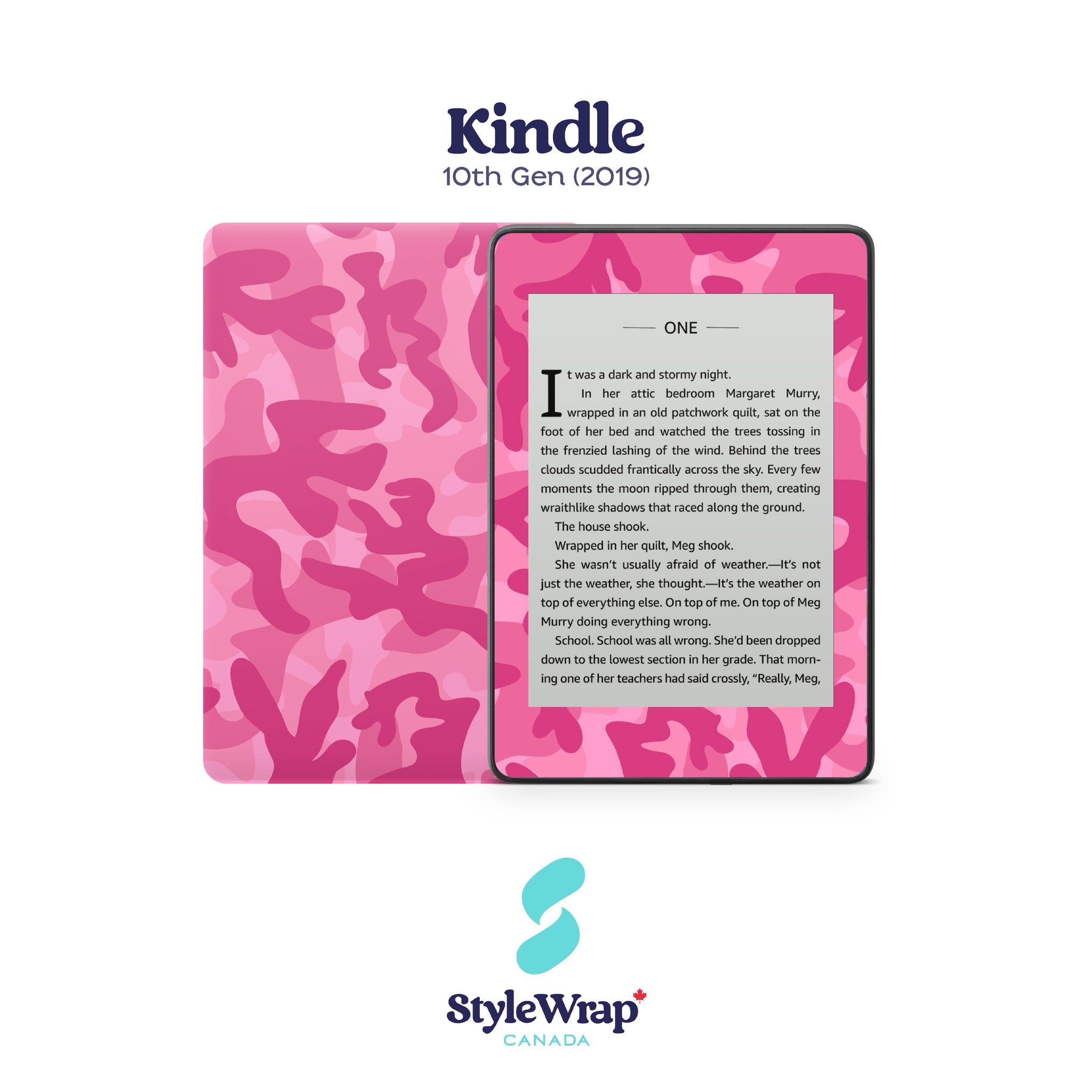 Kindle - Pink Camo