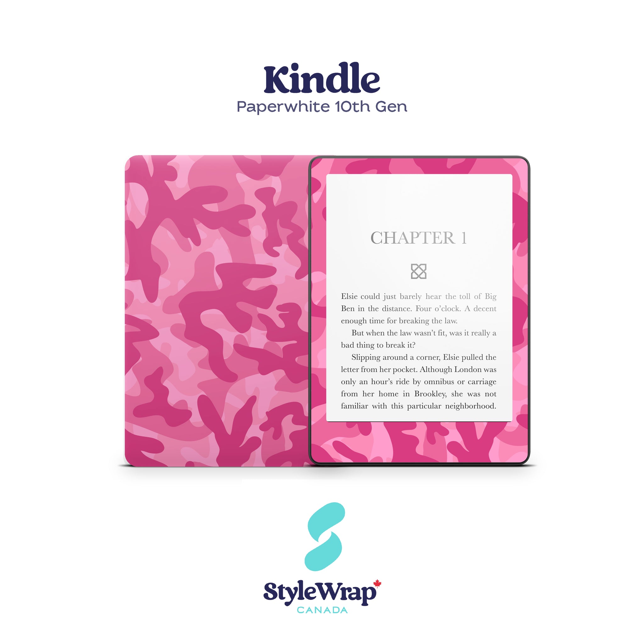 Kindle - Pink Camo