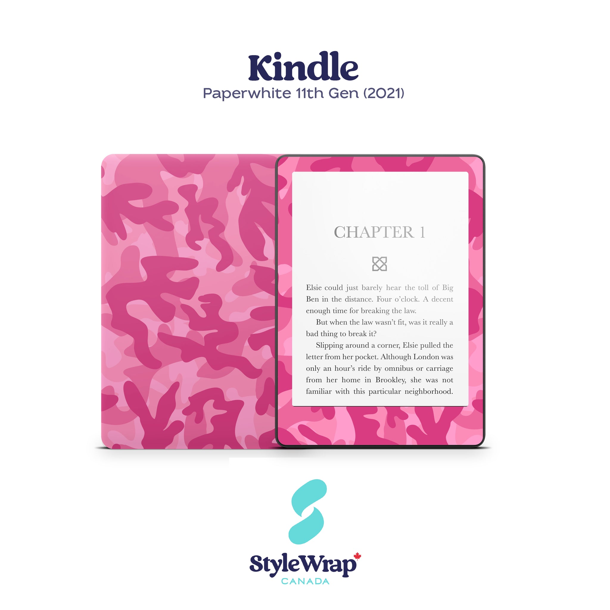 Kindle - Pink Camo