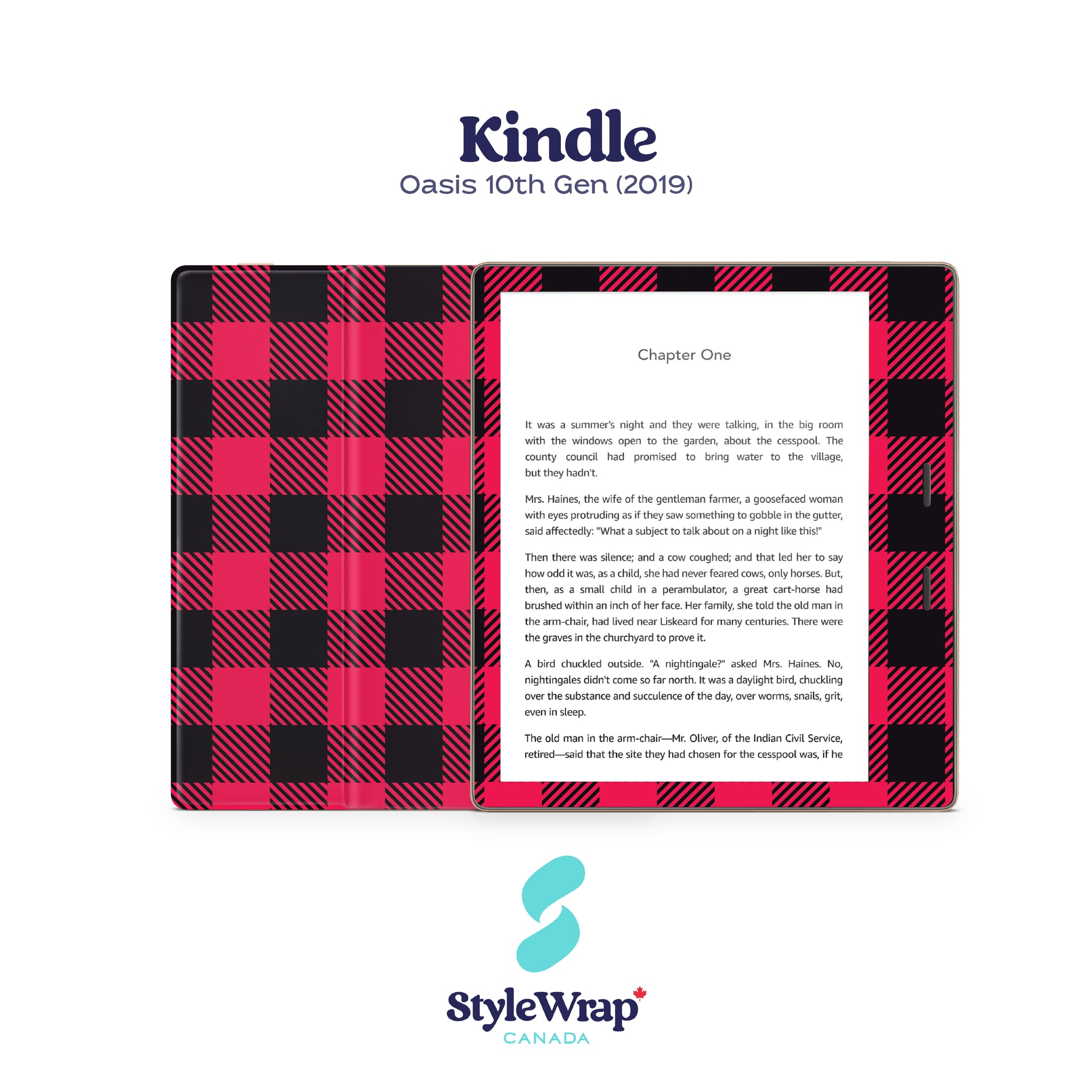 Kindle - Red Plaid