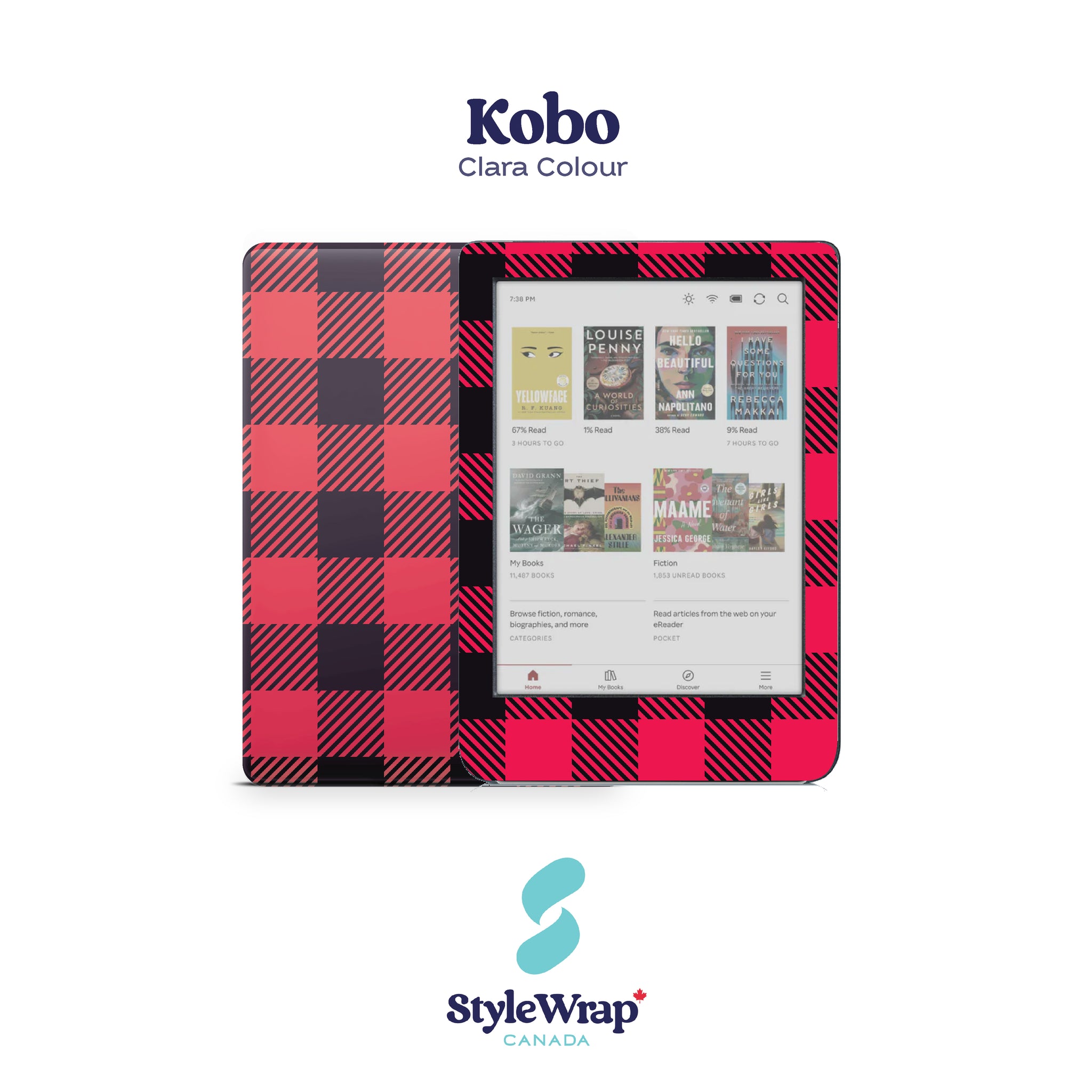 Kobo - Red Plaid