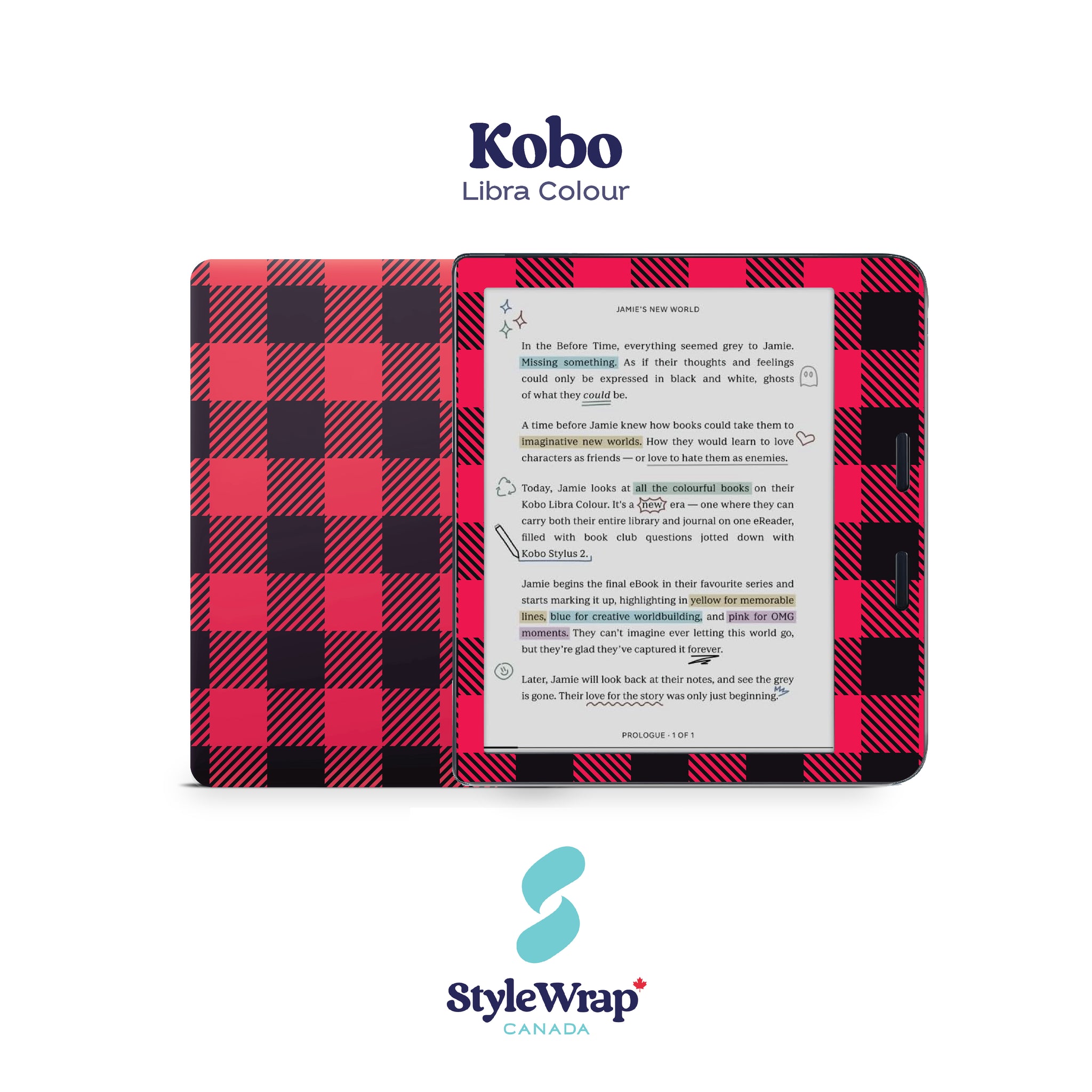 Kobo - Red Plaid