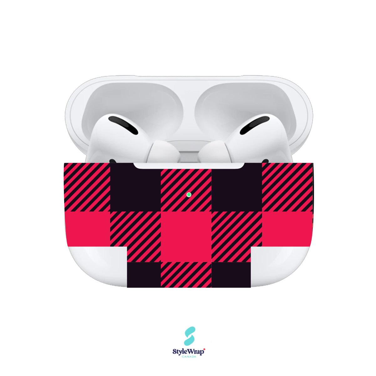 AirPods - Red Plaid