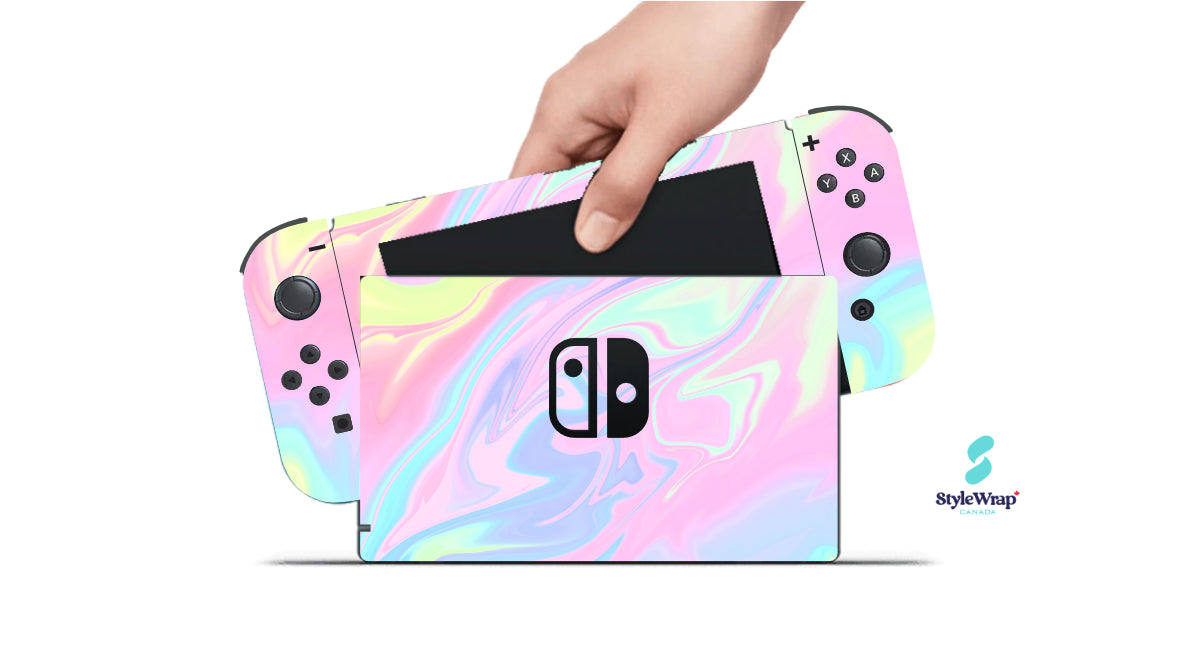 Nintendo Switch Wrap - Pastel Marble