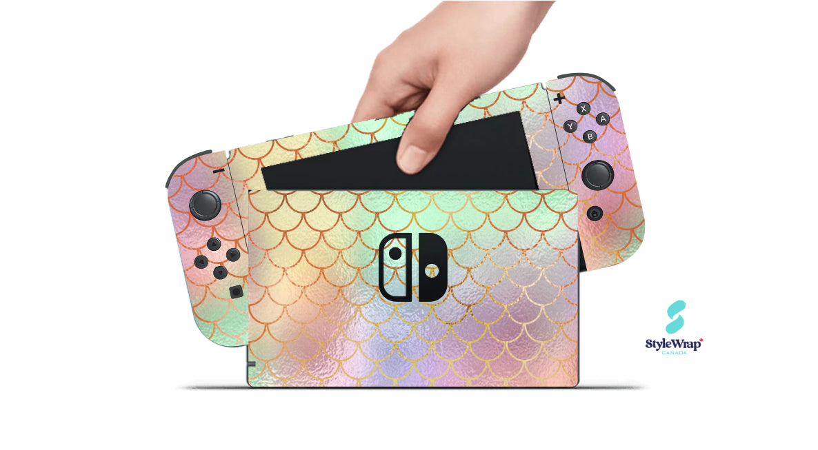 Nintendo Switch Wrap - Sparkling Mermaid Scales