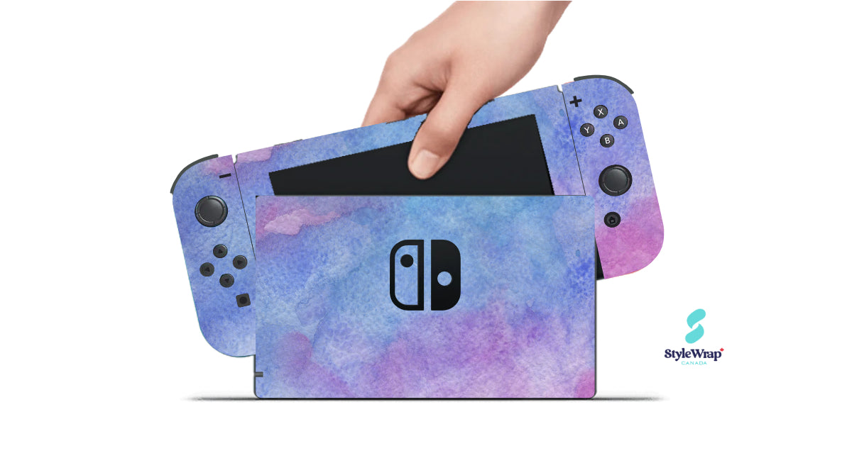 Nintendo Switch Wrap - Watercolour