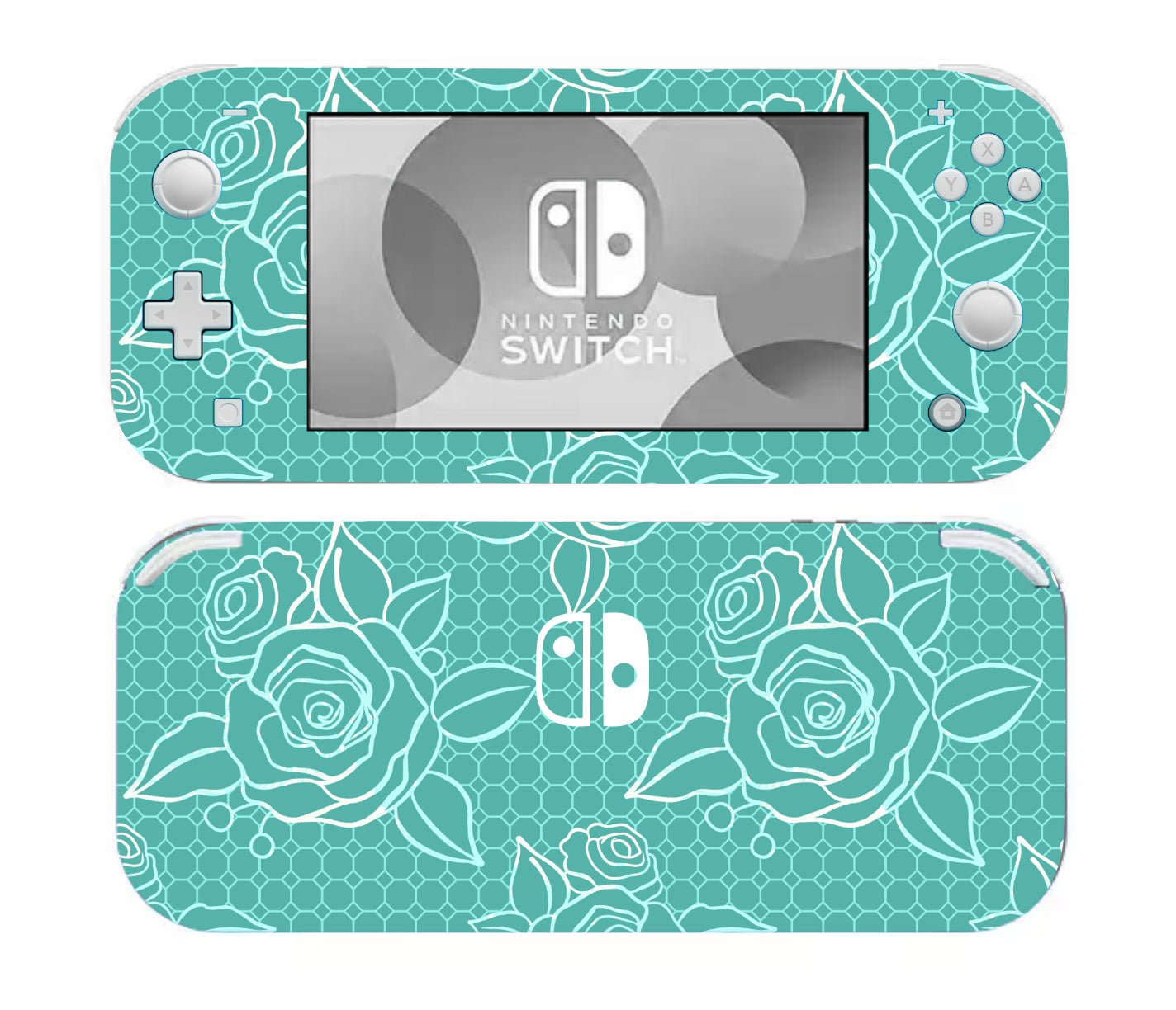 Nintendo Switch Lite - Teal Floral