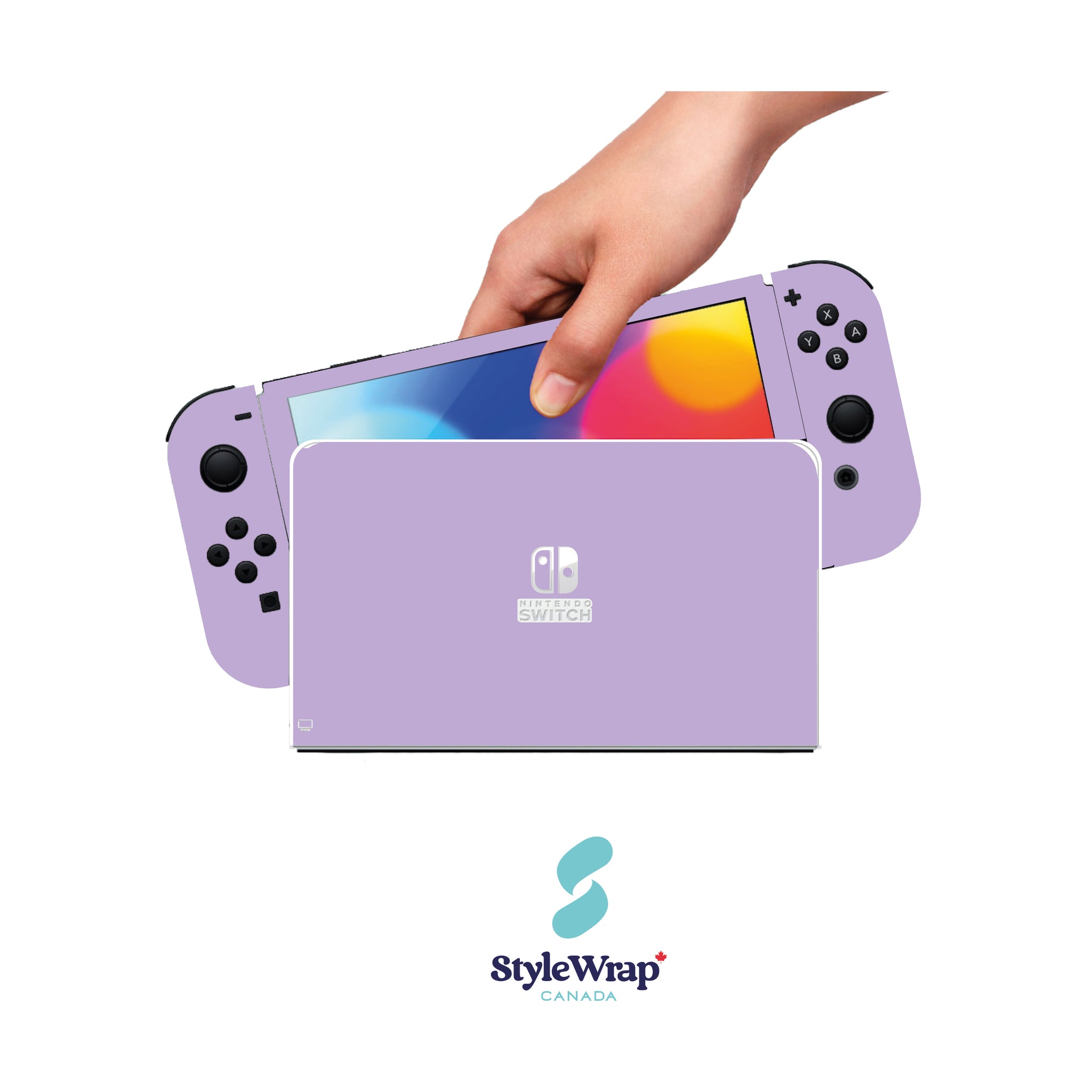 Nintendo Switch Wrap - Lilac