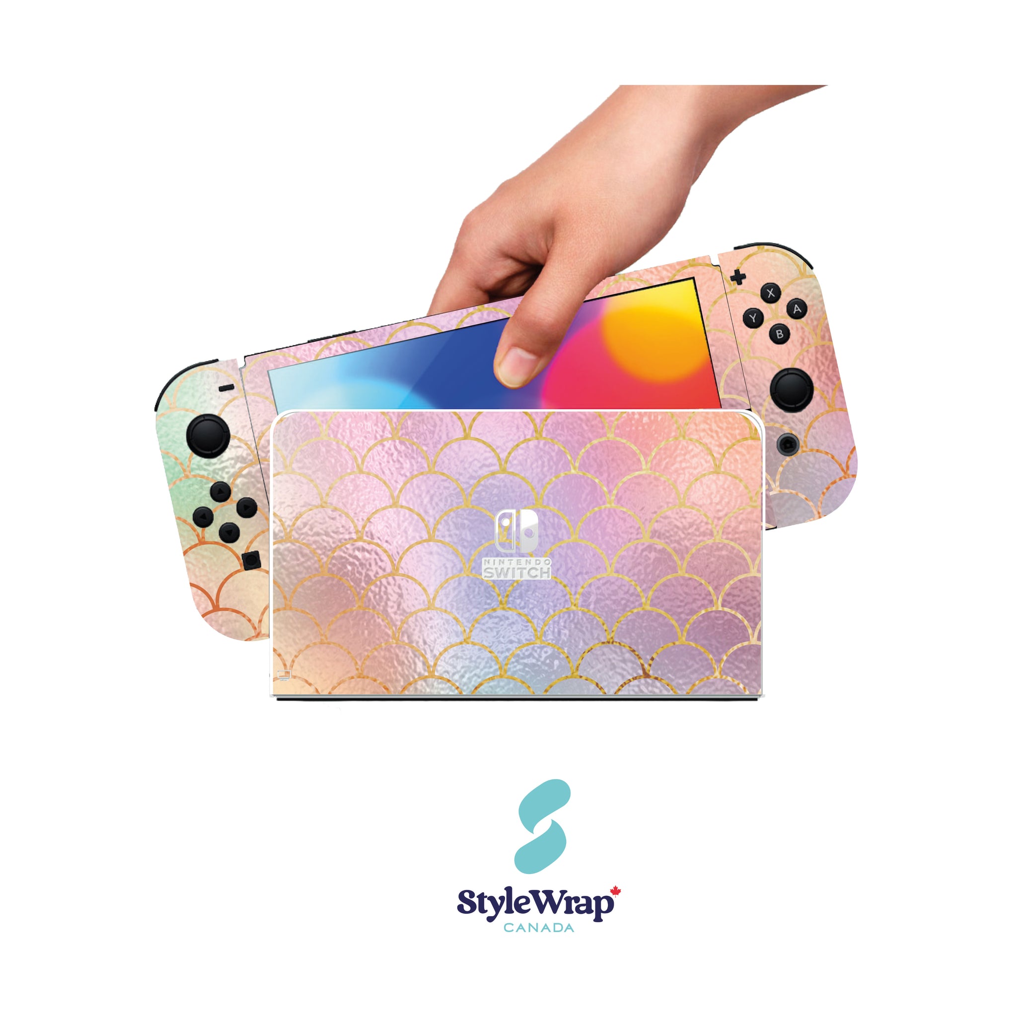 Nintendo Switch Wrap - Sparkling Mermaid Scales