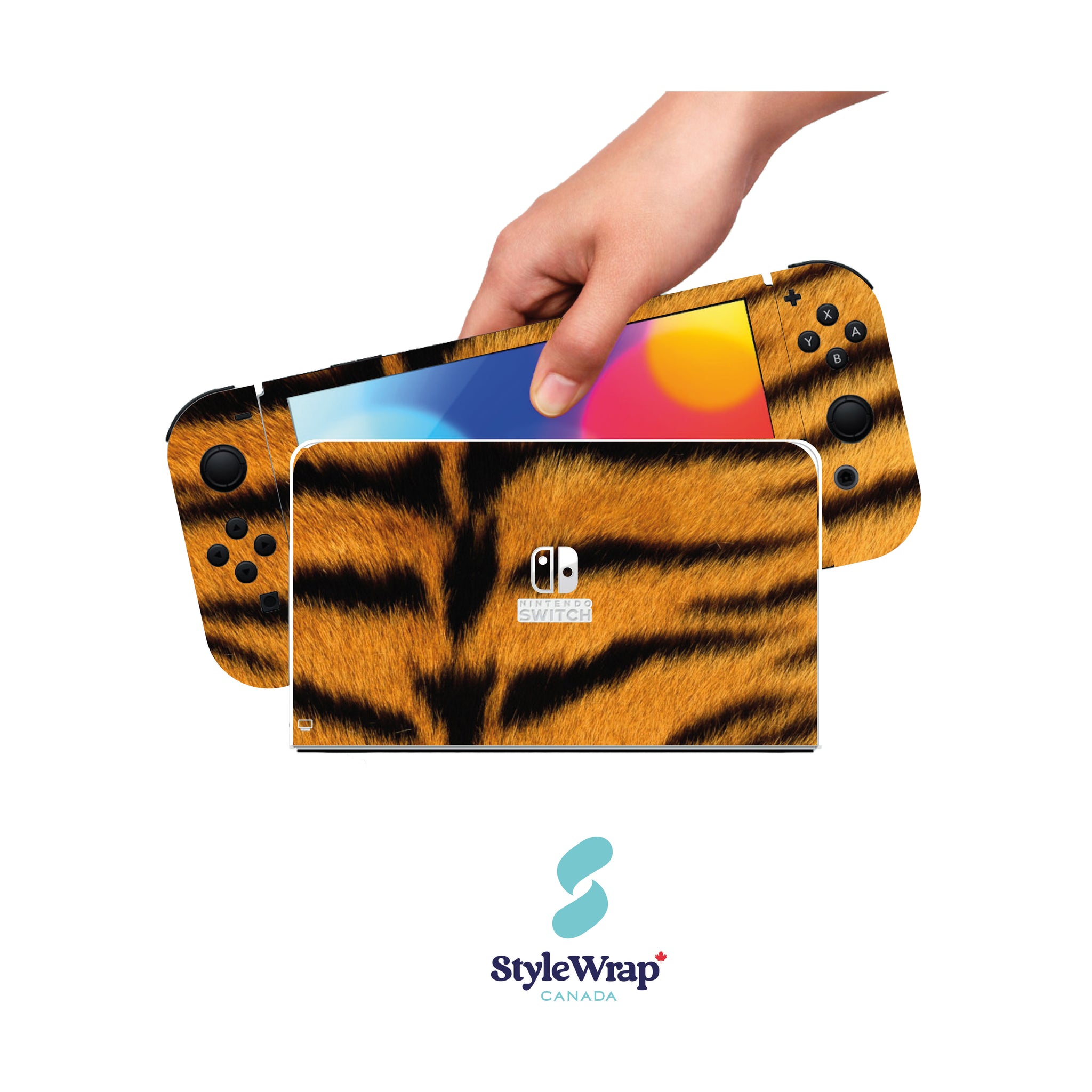 Nintendo Switch Wrap - Tiger