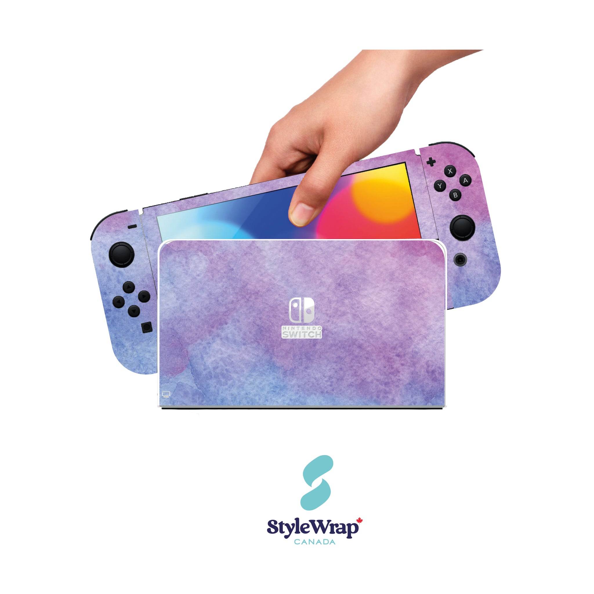 Nintendo Switch Wrap - Watercolour