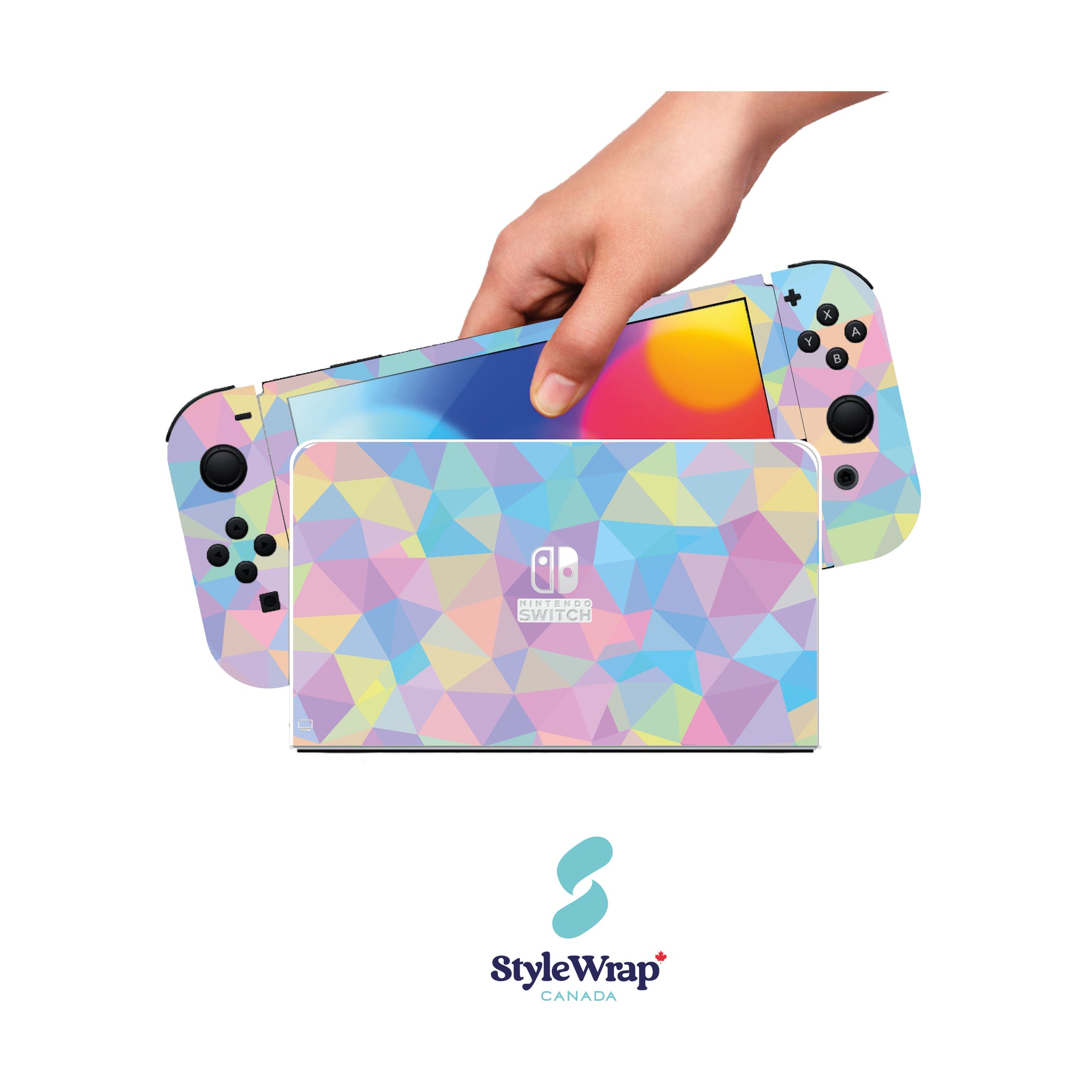 Nintendo Switch Wrap - Whimsical Geometric