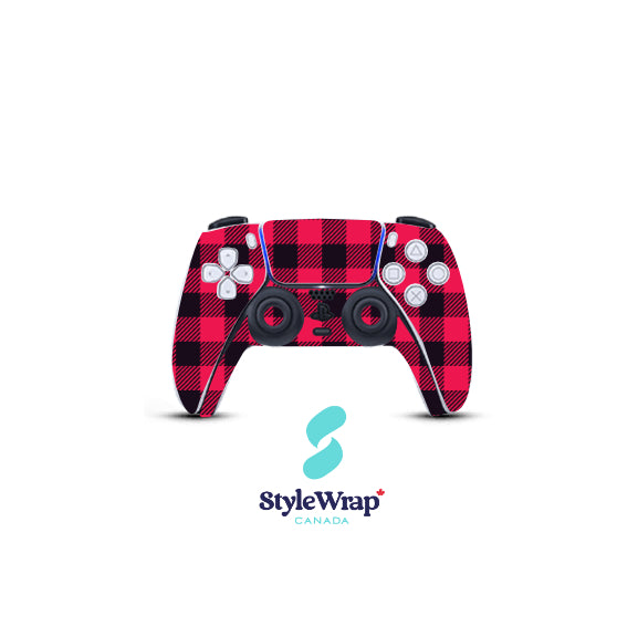 PlayStation 5 - Red Plaid