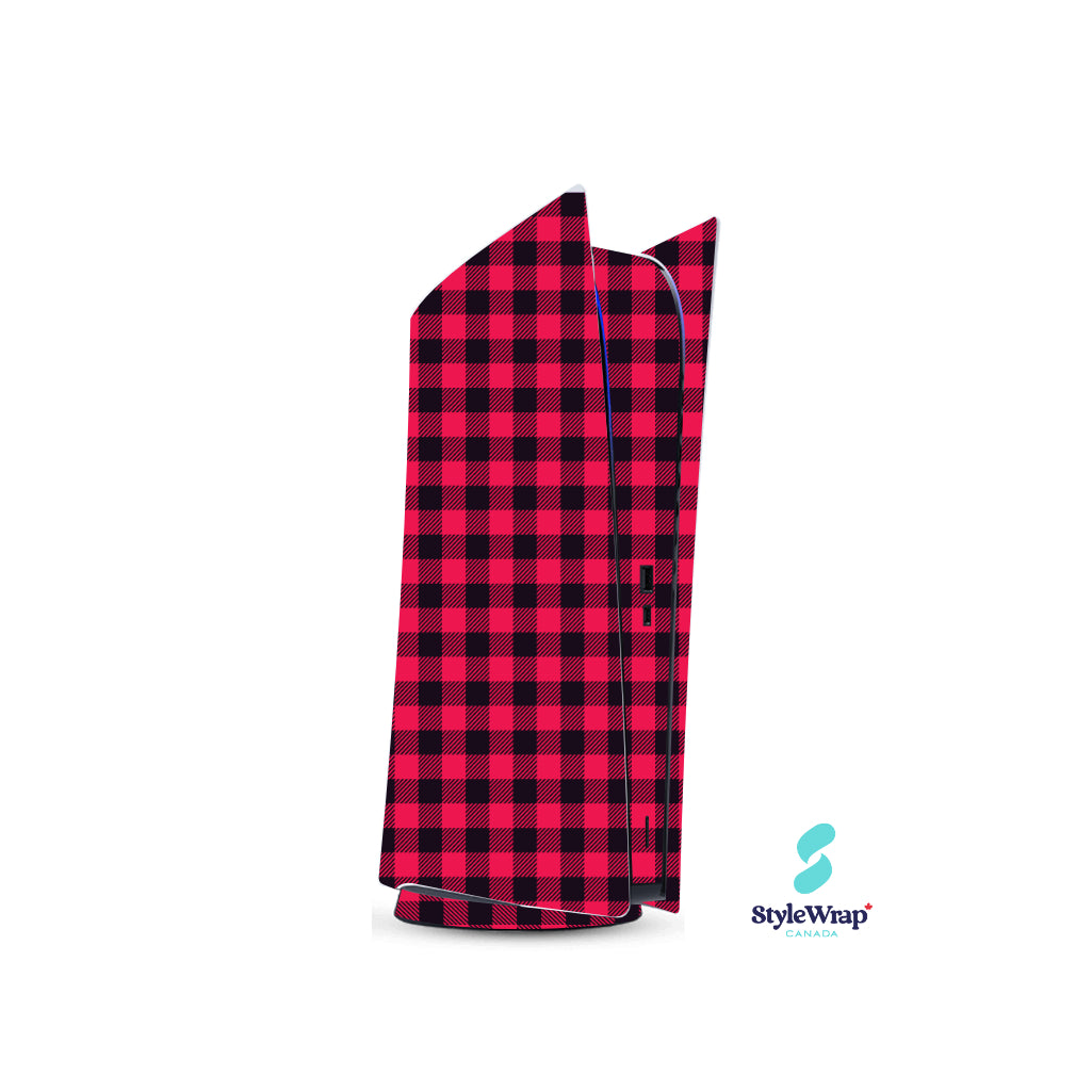 PlayStation 5 - Red Plaid