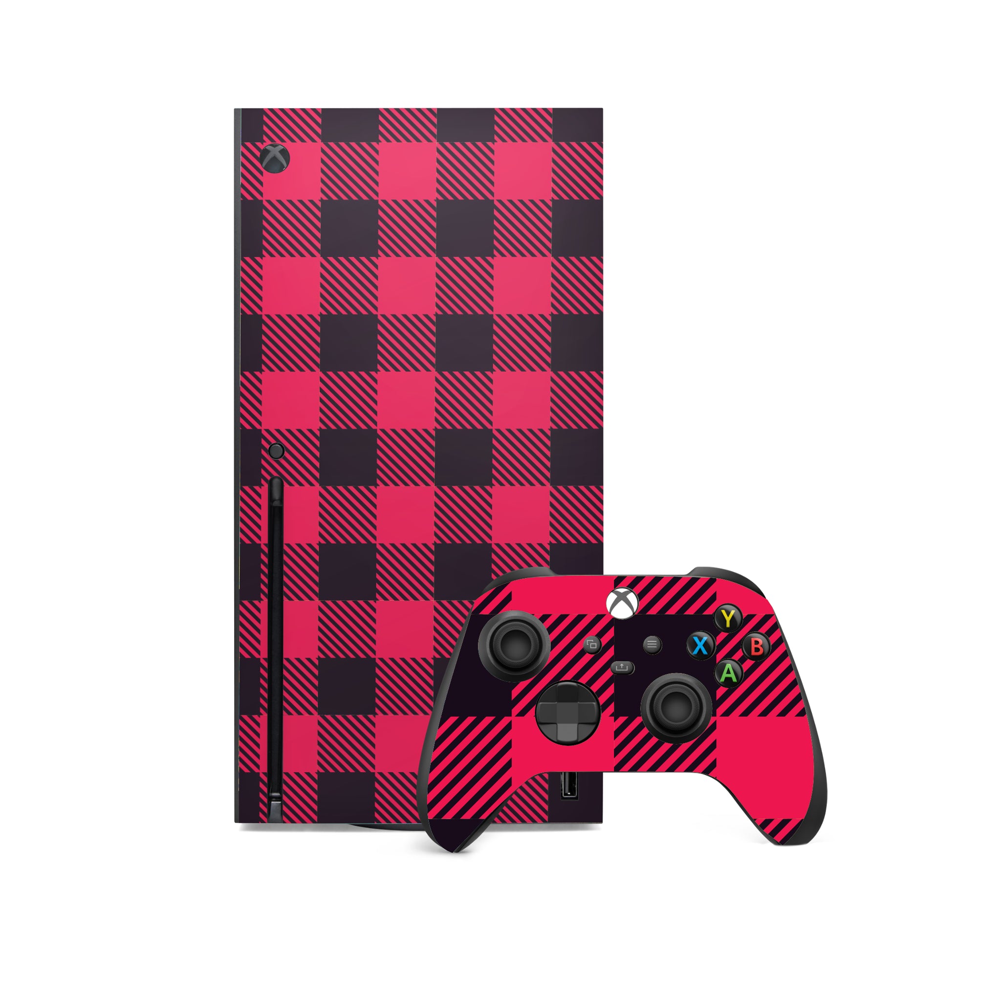 Xbox Series X - Red Plaid