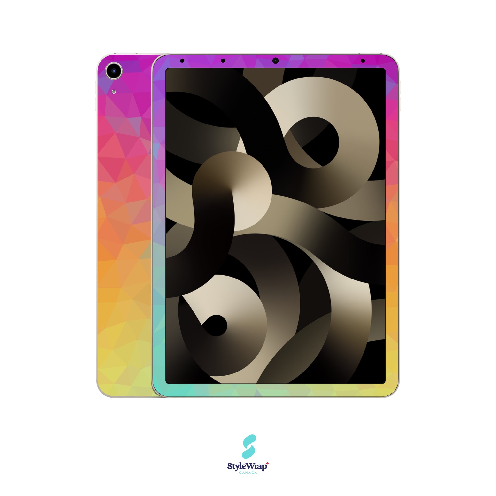 iPad - Geometric Rainbow