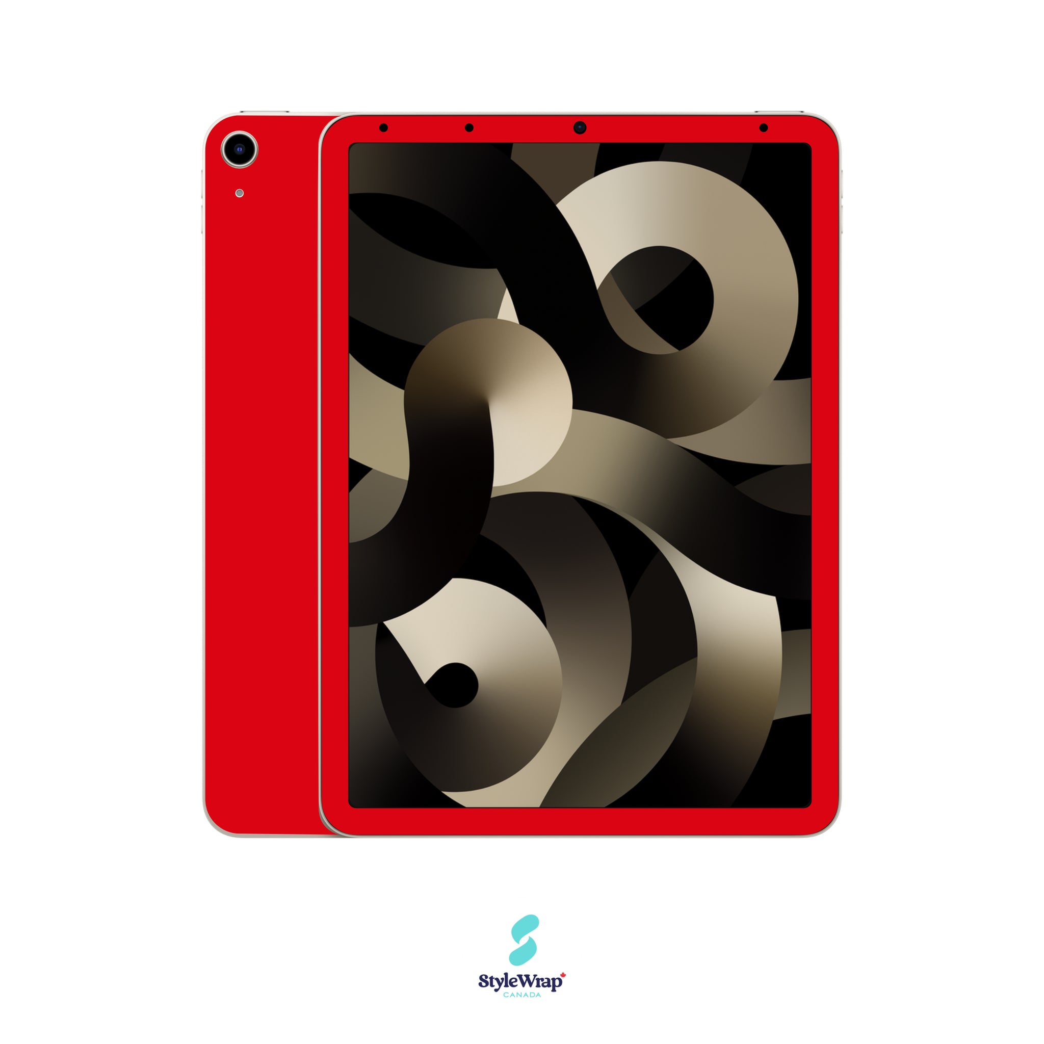 iPad - Red vinyl skin