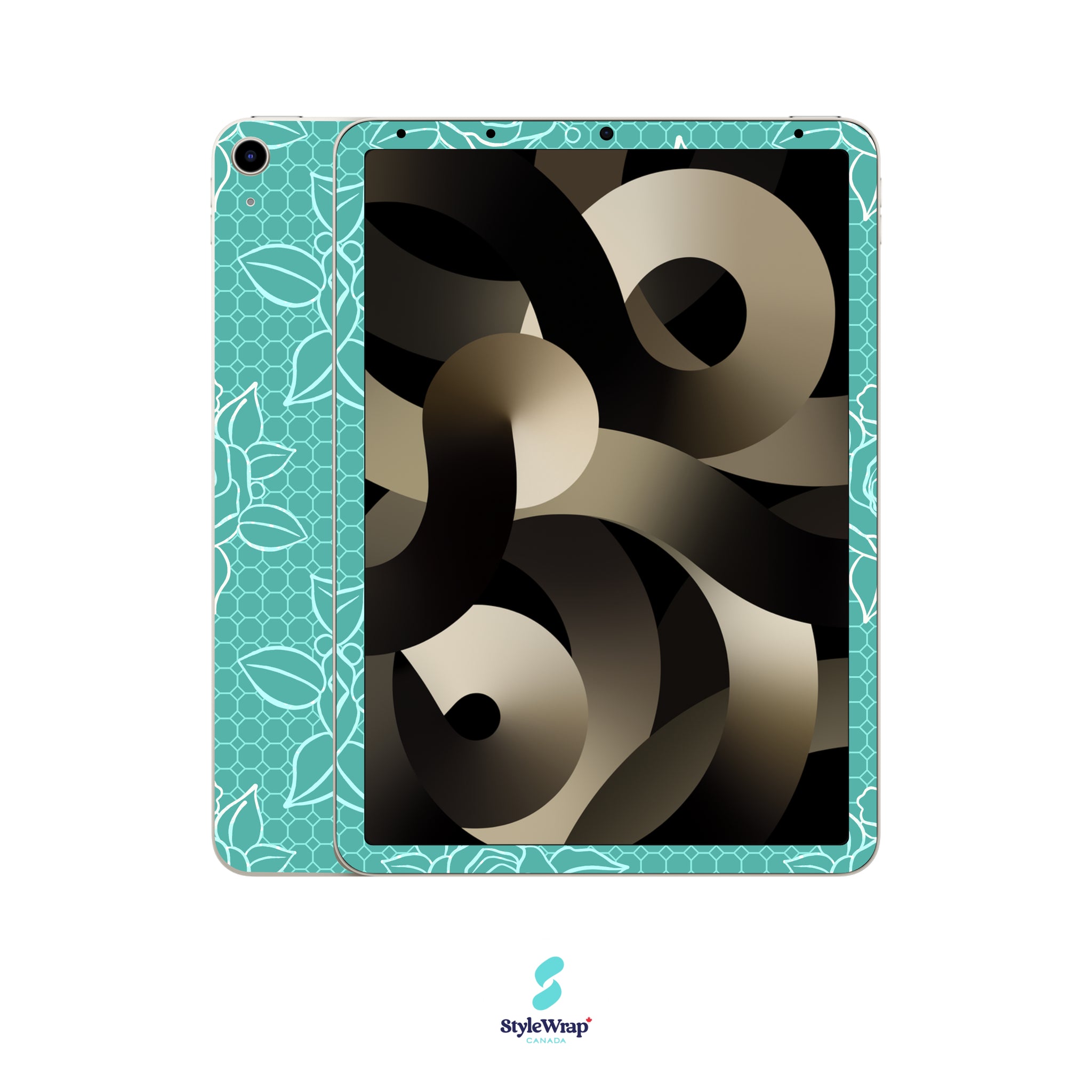 iPad - Teal Floral