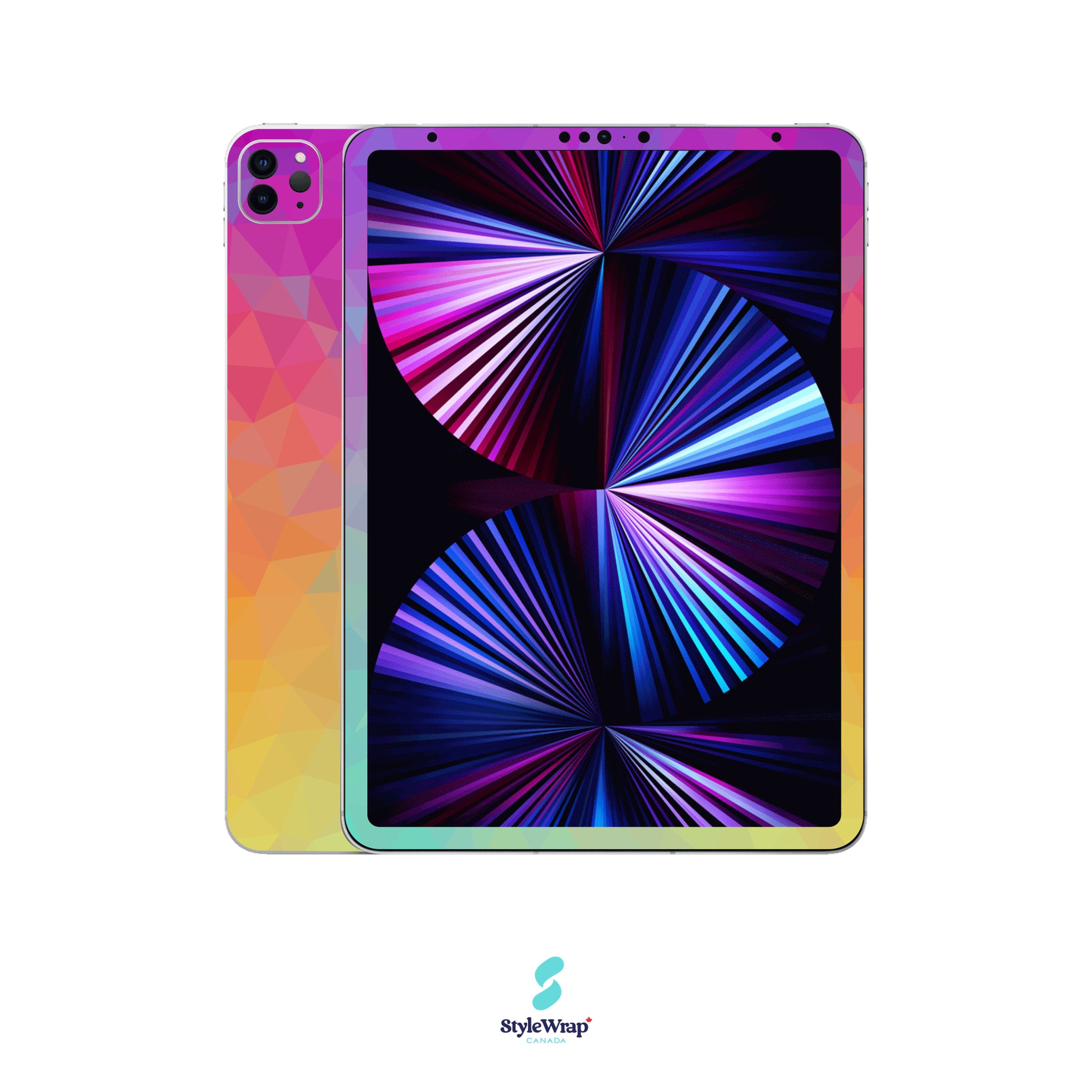 iPad - Geometric Rainbow