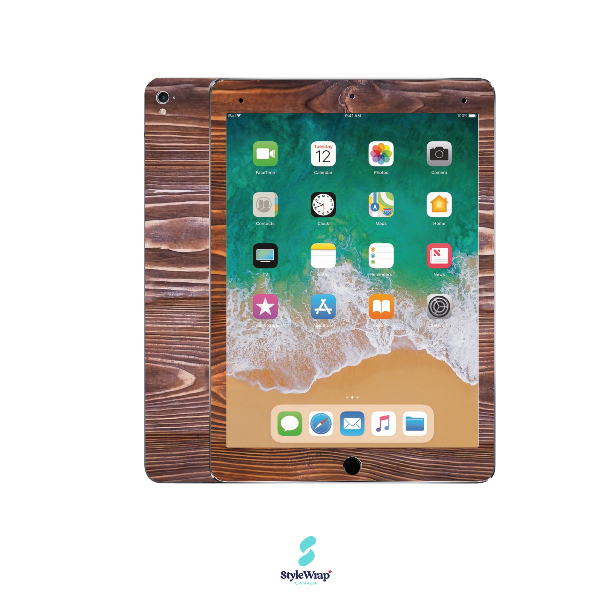 iPad - Dark Wood