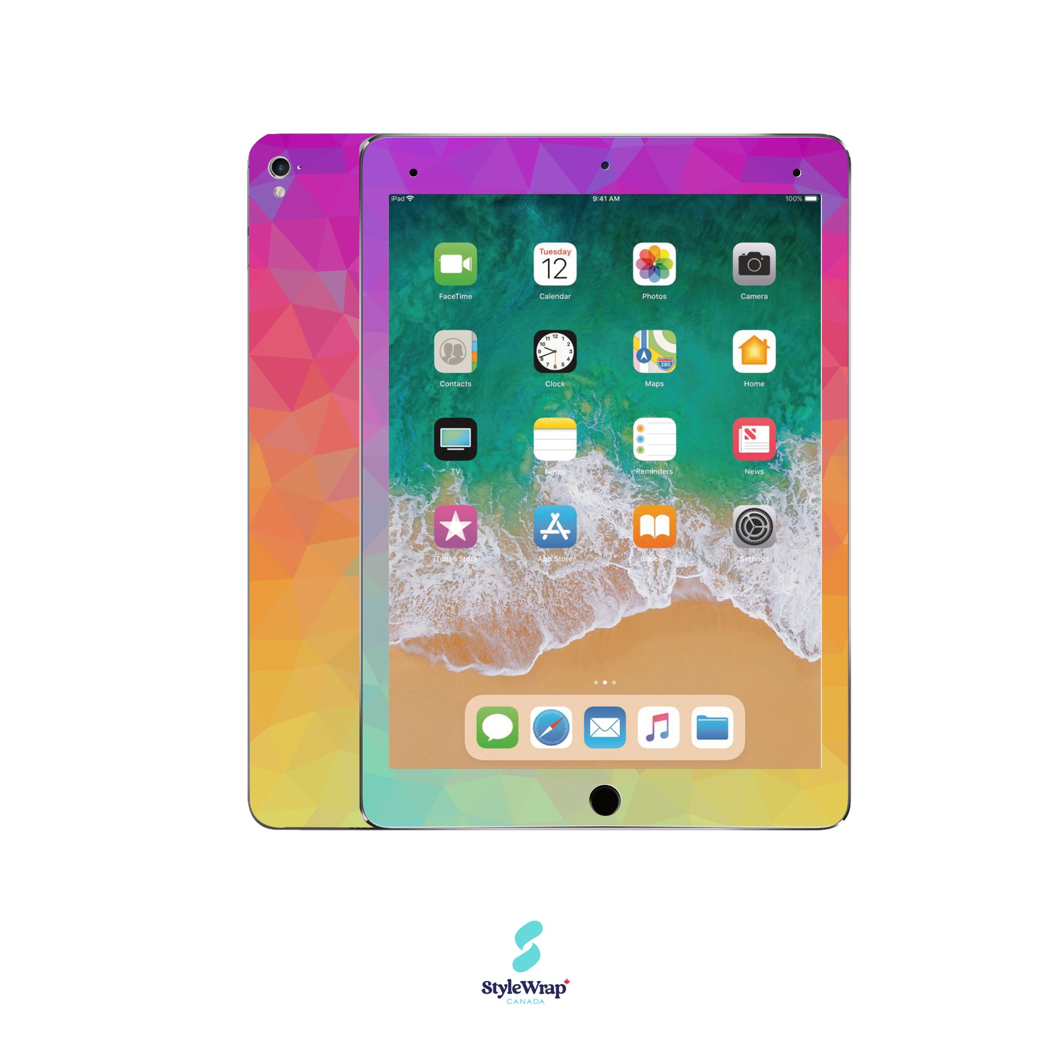 iPad - Geometric Rainbow