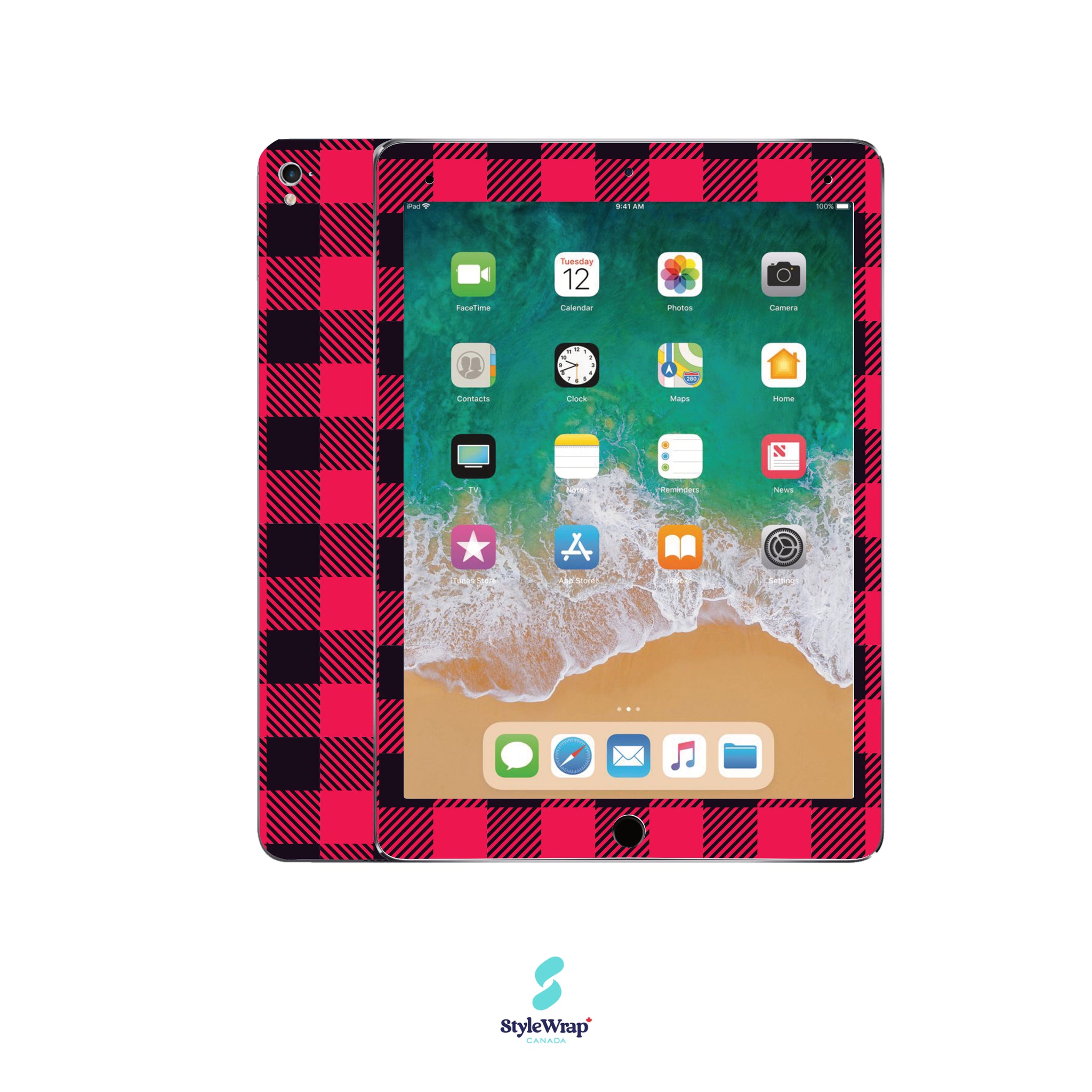 iPad - Red Plaid