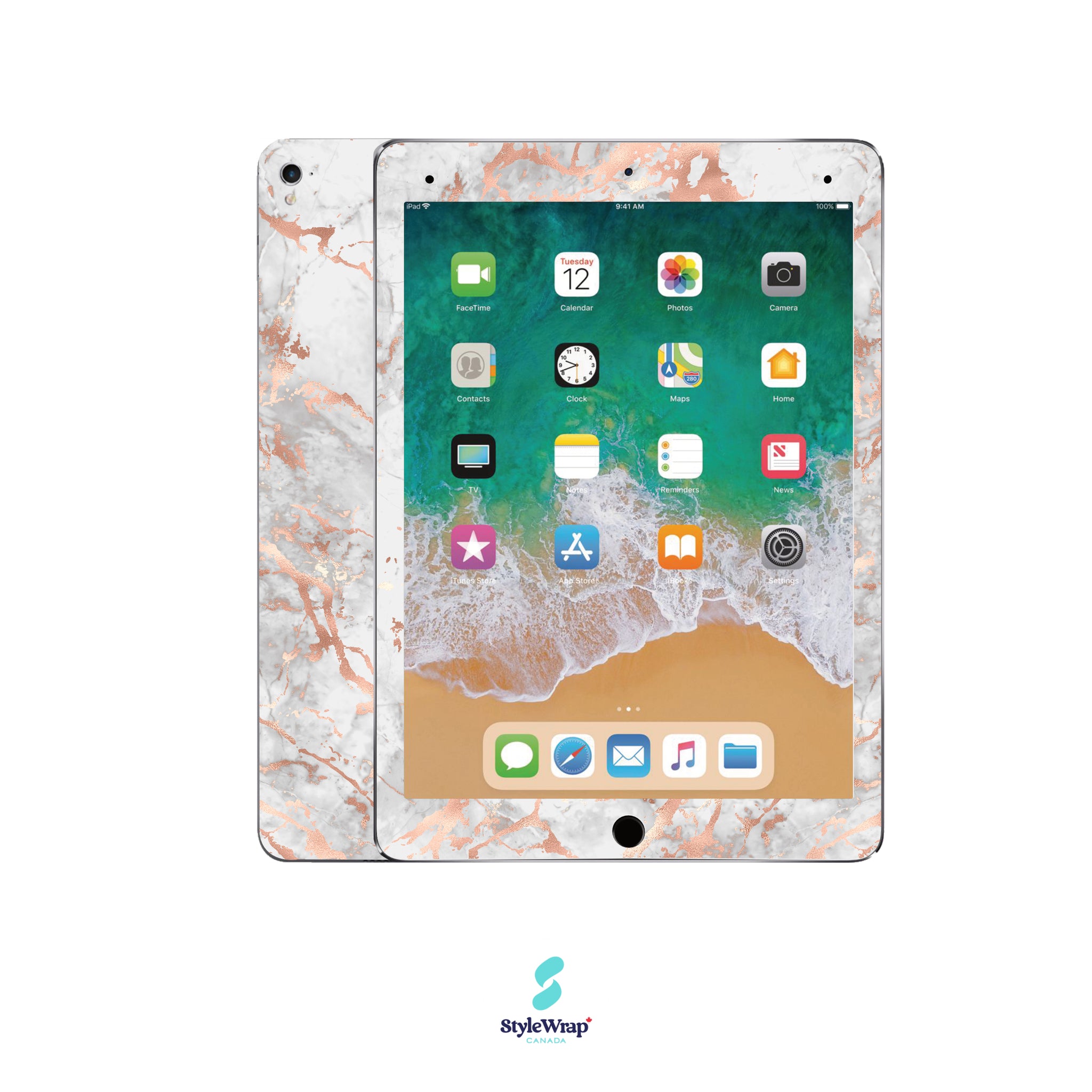 iPad - Rose Gold Marble